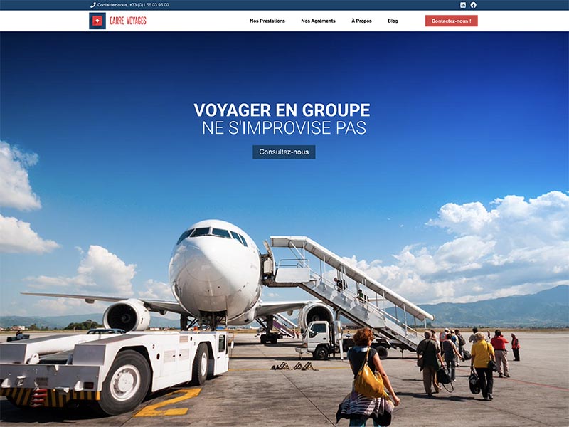 Agence web Grenoble : site web voyage