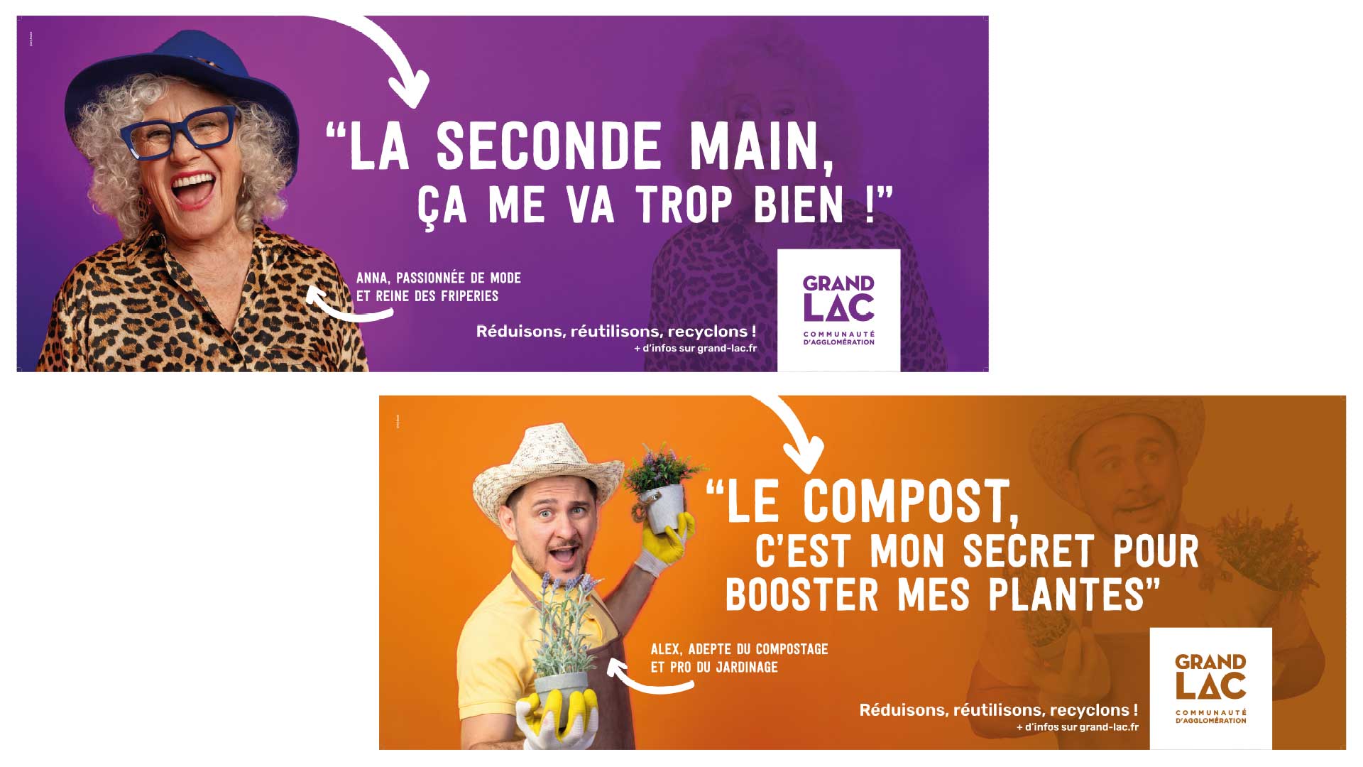 visuel habillage camions déchets Grand Lac