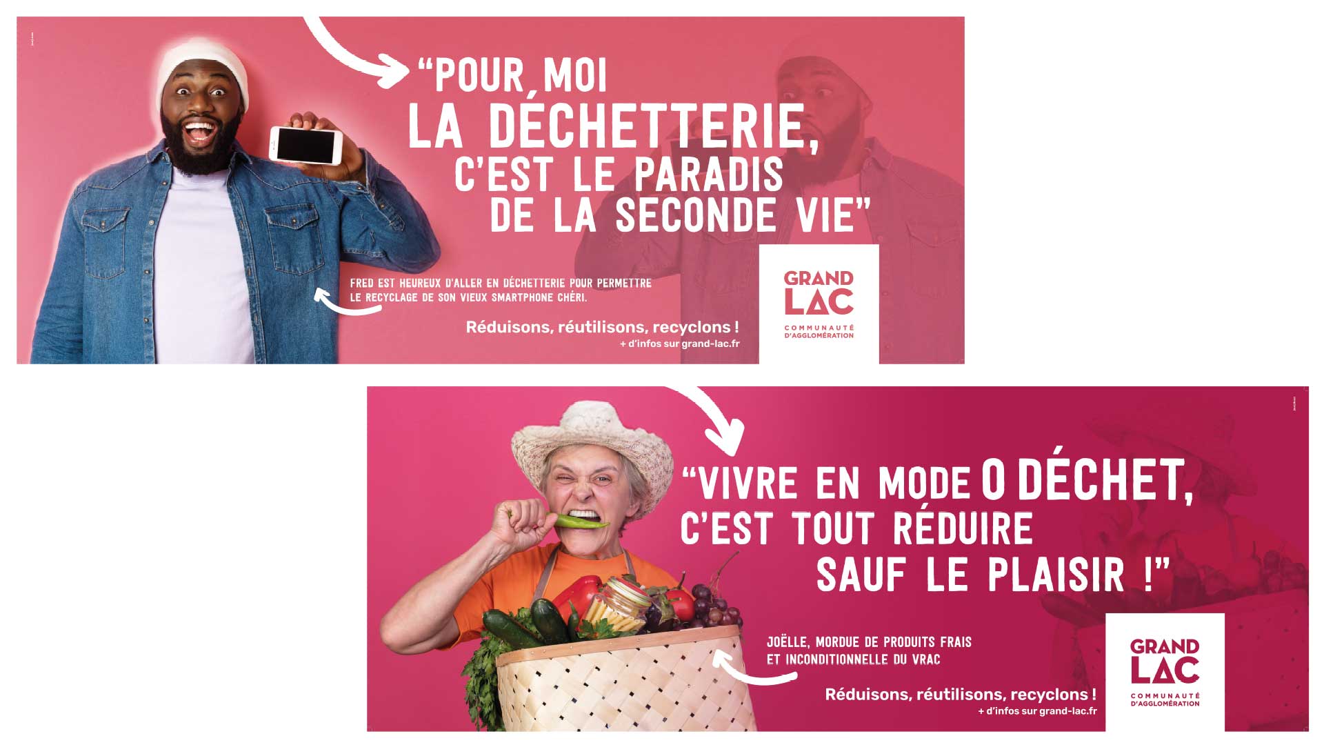 visuel habillage camions déchets Grand Lac