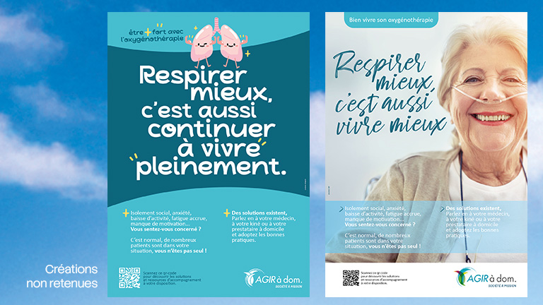 affiche oxygénothérapie agir a dom.